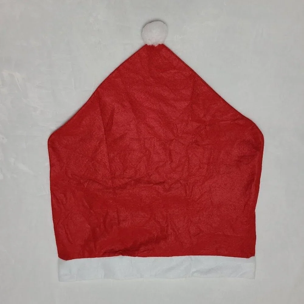 Giant Christmas Red Santa Hat Big Snowman Skeleton Oversize 19" X 23" - Picture 3 of 6
